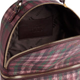 Alviero Martini - Zaino tartan dream Rosso Acero