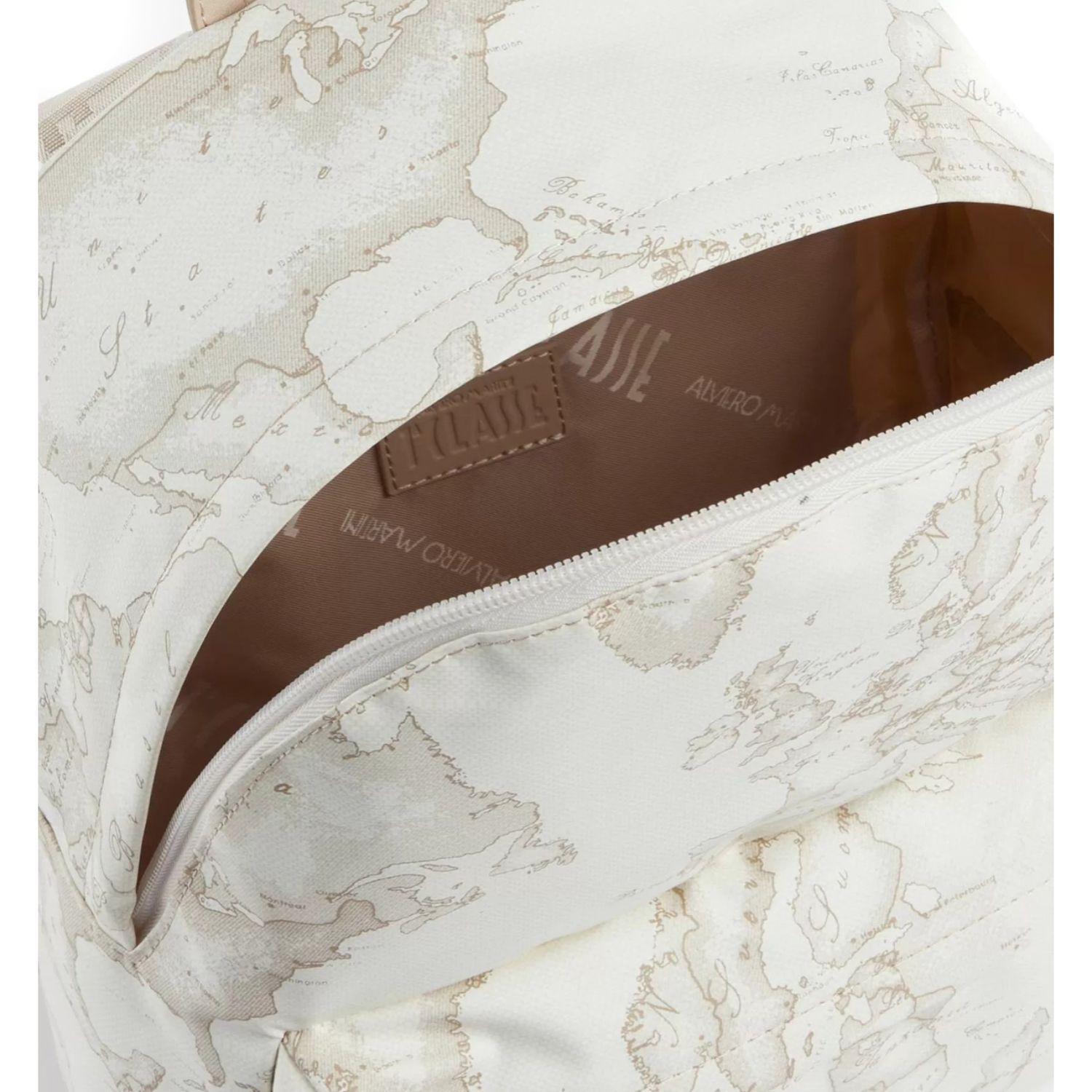 Alviero Martini - Geo Soft zaino ziparound S017, Bianco