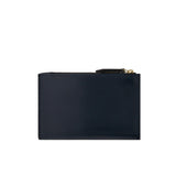 The Bridge - Portafogli in pelle donna piccolo con portamonete linea Lucrezia, Blu