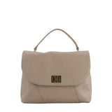 Alviero Martini - Borsa a mano con tracolla in pelle nappata, Grigio