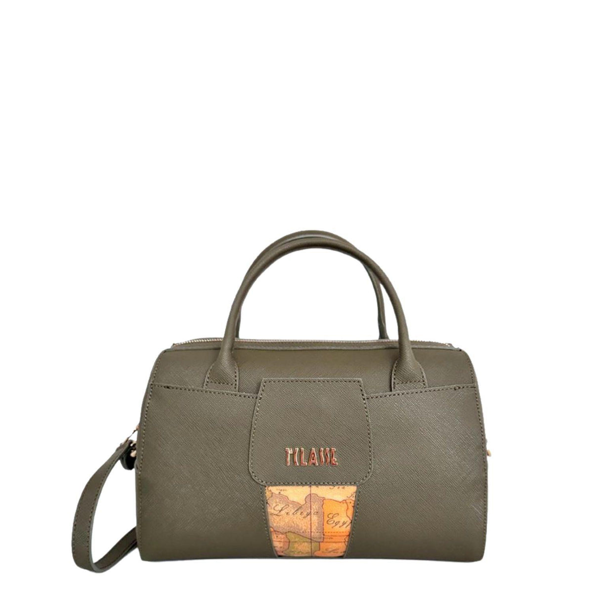 Bauletto con tracolla, Verde