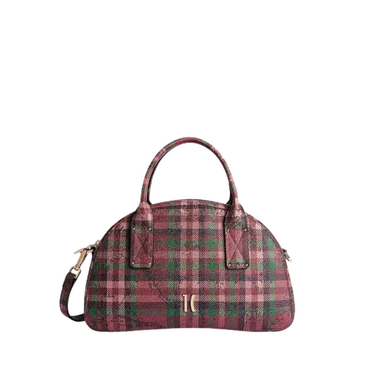 Alviero Martini - Bauletto “Tartan Dream” in Tessuto Geo Alviero Martini 1^ Classe LE16, Rosso Acero