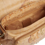 Tracolla con patta geo Soft, Beige