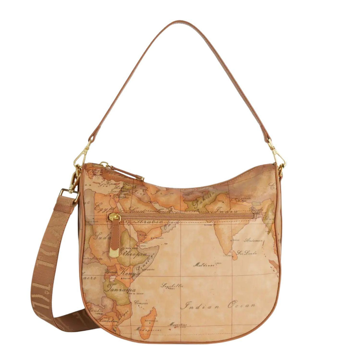Sottospalla con tracolla geo Soft, Beige