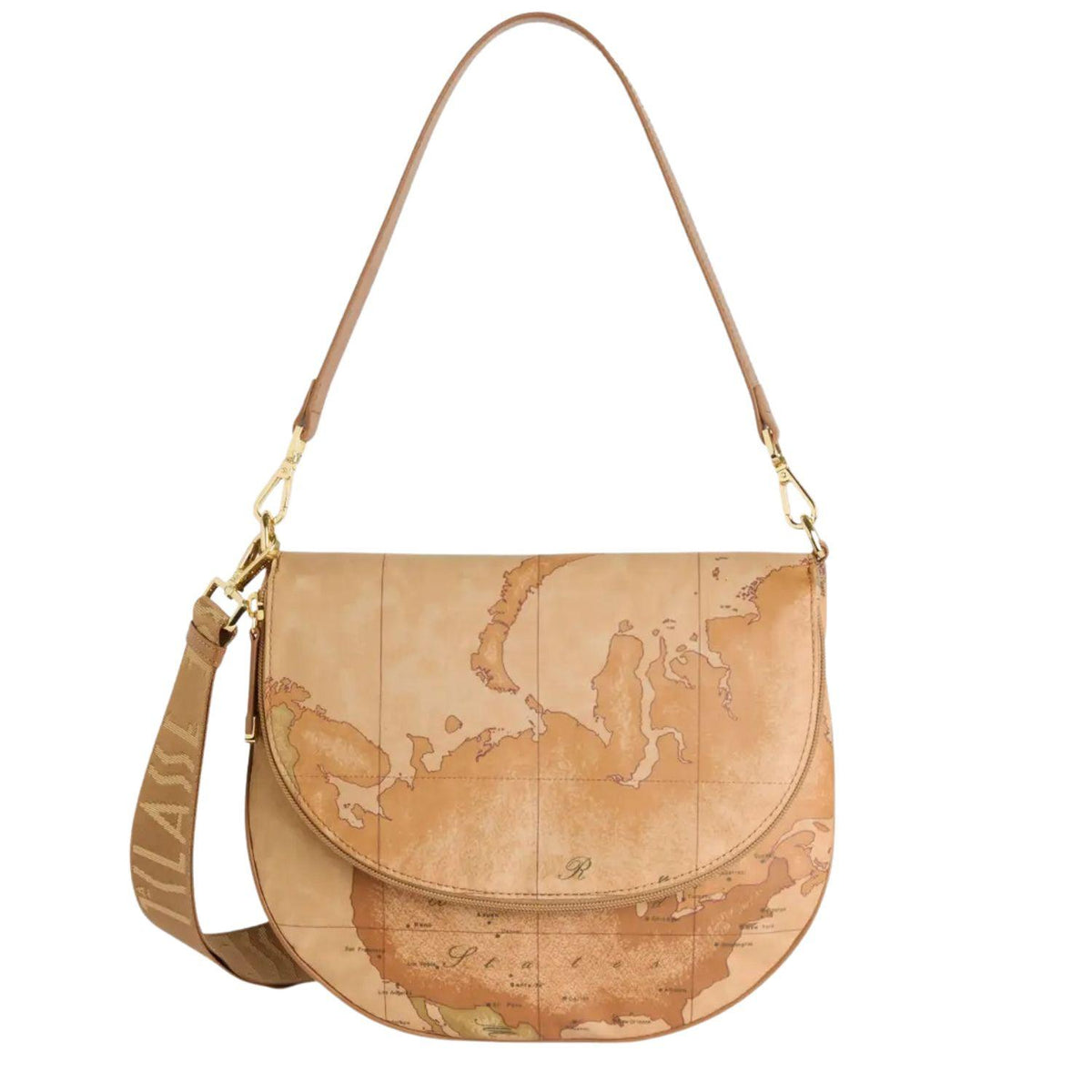 Sottospalla con patta geo Soft, Beige