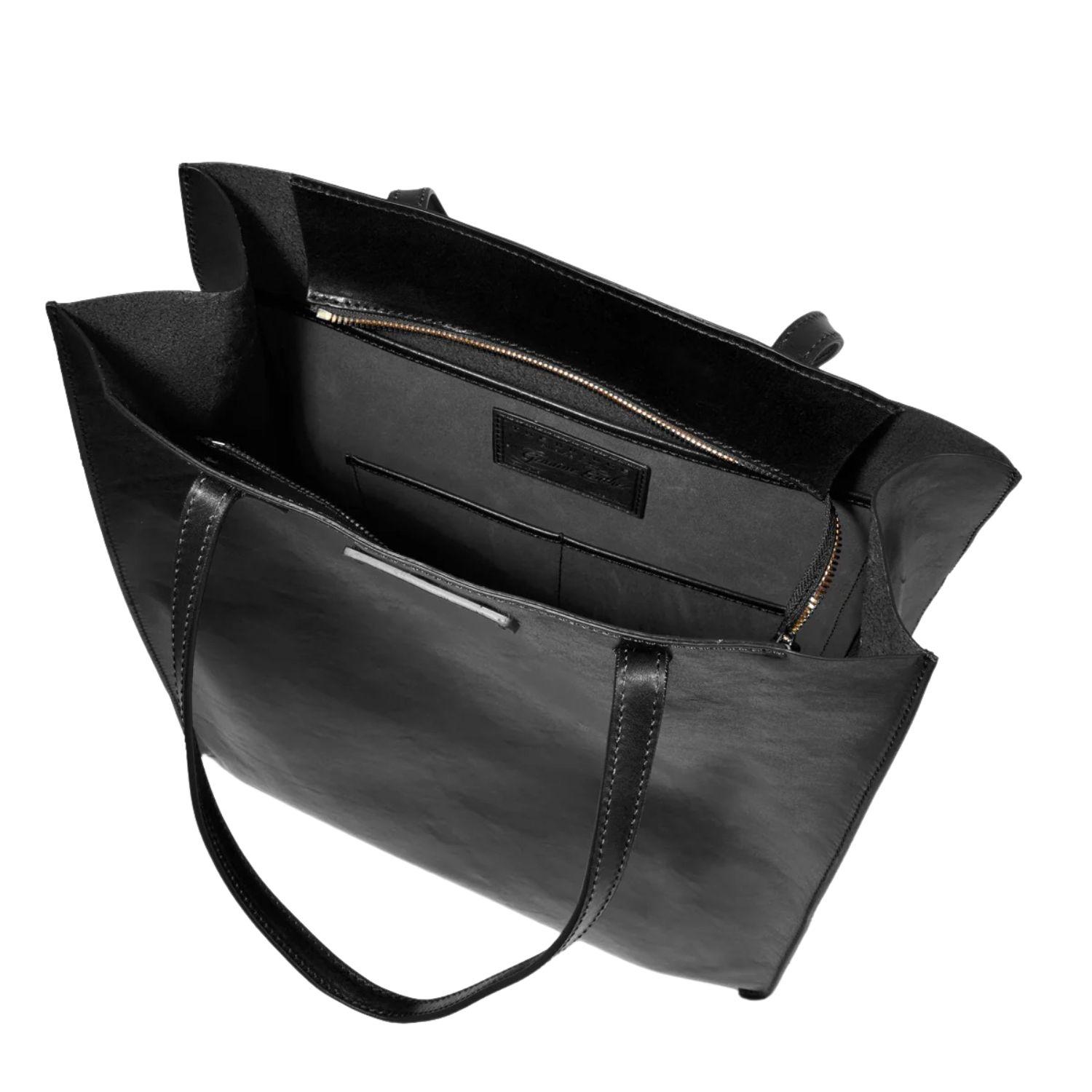 THE BRIDGE - Shopper Mirra Verticale, Nera