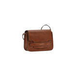 Borsa a tracolla piccola in pelle Linea Lucrezia, Marrone