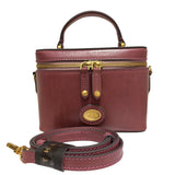 The Bridge - Tracollina vanity in pelle, Malva