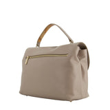 Alviero Martini - Borsa a mano con tracolla in pelle nappata, Grigio