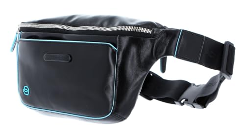 Piquadro - Marsupio in pelle Blue Square, Nero