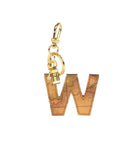 ALVIERO MARTINI 1a CLASSE - Portachiavi Charm Lettera W Naturale Beige