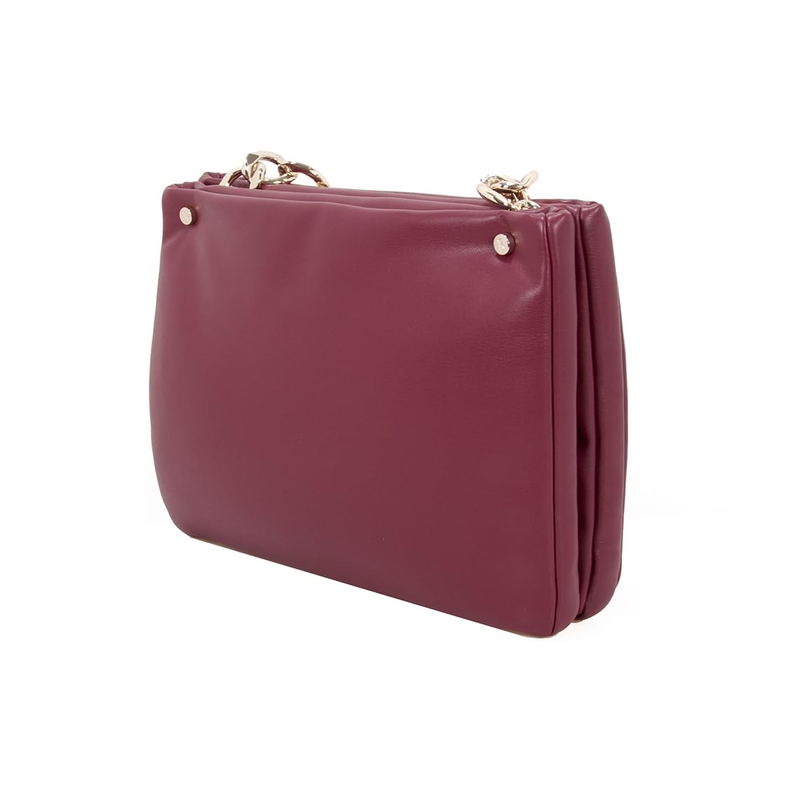 Patrizia Pepe - Borsa in pelle mano e tracolla, Bordeaux