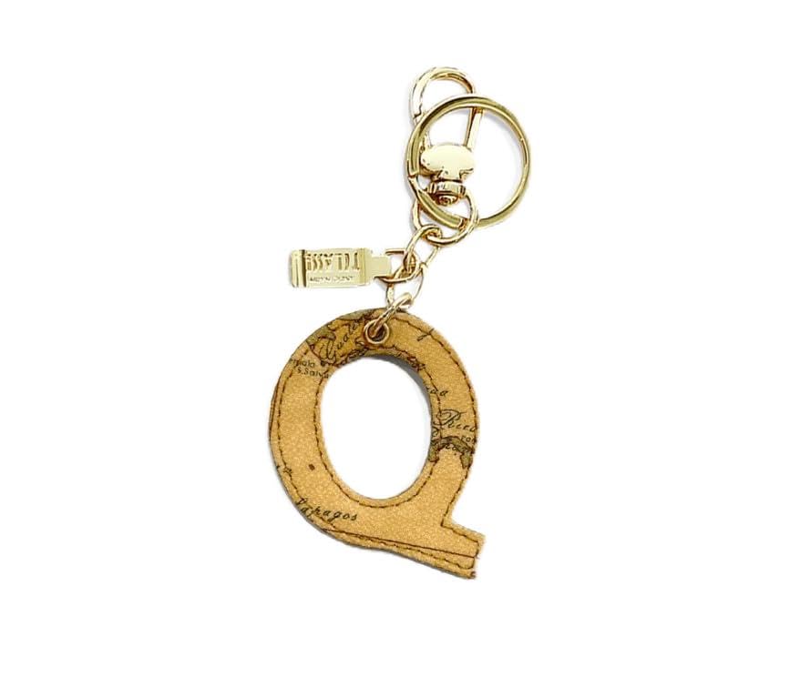 ALVIERO MARTINI - Portachiavi Charm Lettera Q Naturale, Beige
