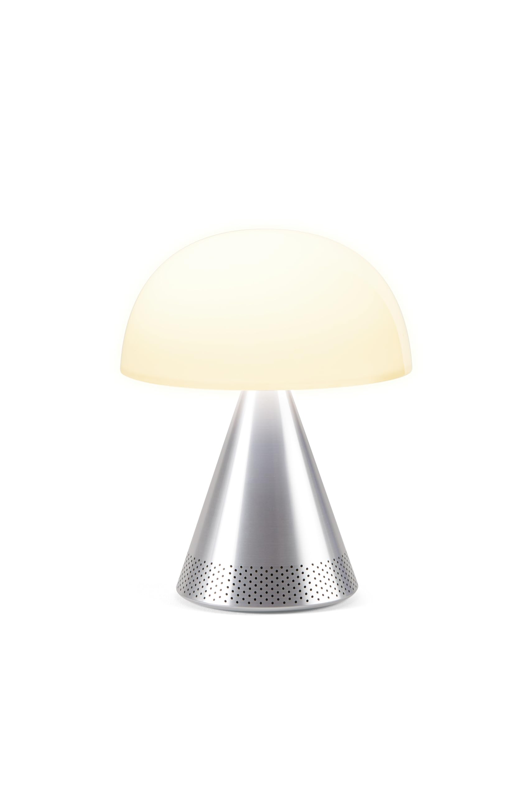 Lexon - Lampada led con cassa Bluetooth MINA L , Alluminio
