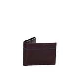 PIQUADRO - Portafogli con porta monete Piquadro Blue Square Revamp moro