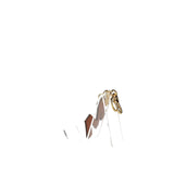 ALVIERO MARTINI - Portachiavi Charm Lettera M Naturale, Beige