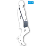 PIQUADRO - Borsello organizzato porta iPad Mini Blue Square Nero