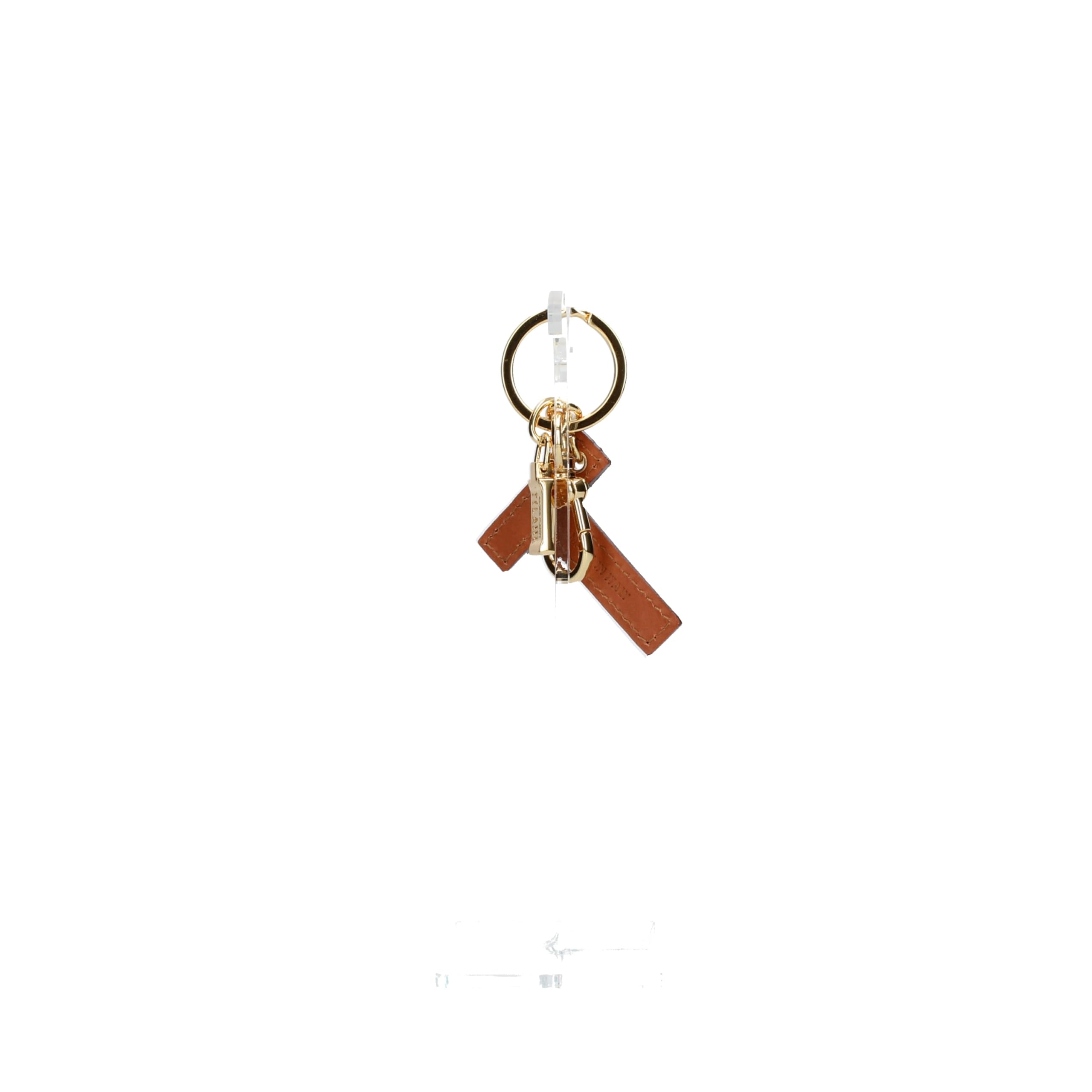 Alviero Martini - Portachiavi Charm Lettera T Naturale, Beige