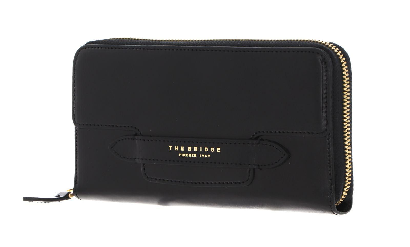 THE BRIDGE - Portafogli donna zip around Lucrezia, Nero