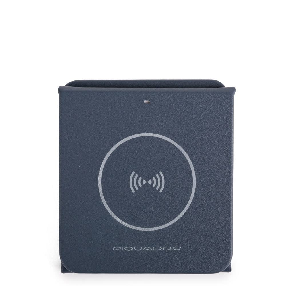 PIQUADRO - Base di ricarica wireless per iPhone e AirPods Grigio