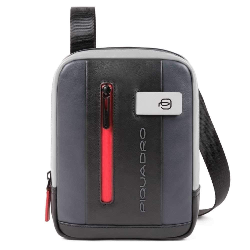 PIQUADRO - Borsello Porta iPad Mini Piquadro Urban Grigio/Nero