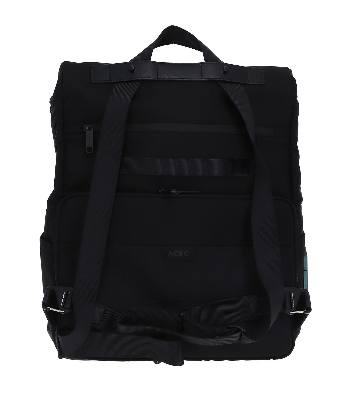 PIQUADRO - Zaino in tessuto riciclato porta pc 15.6, Nero