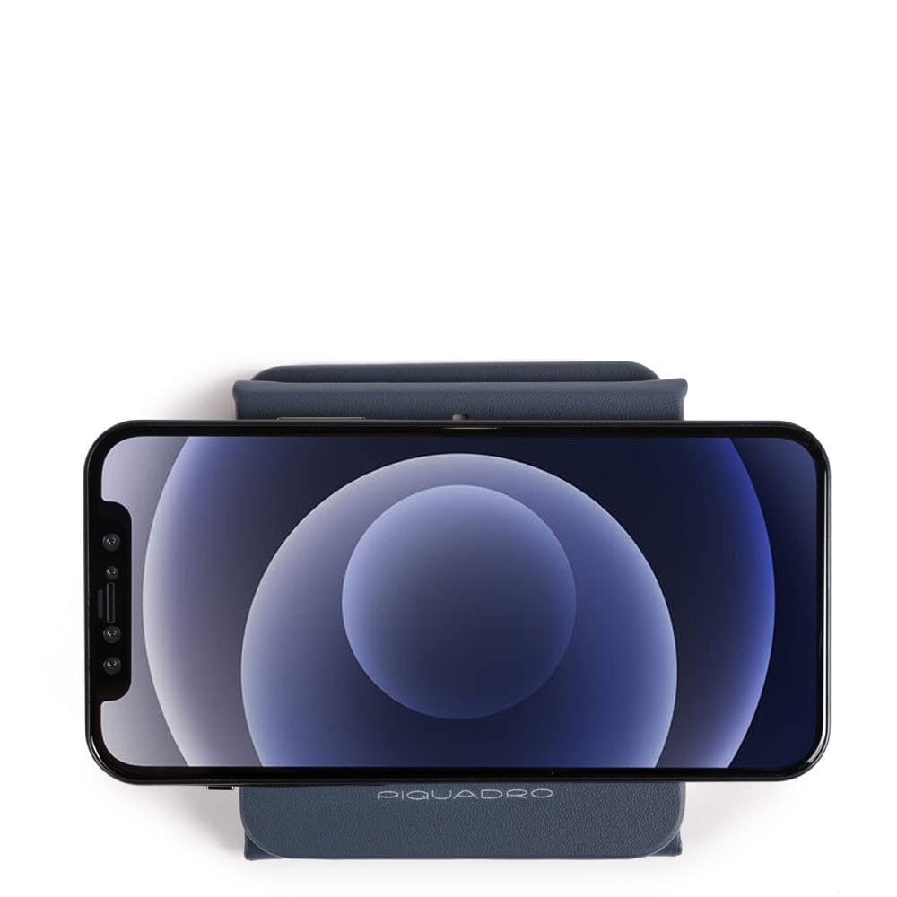 Piquadro - Base di ricarica wireless per iPhone e AirPods Grigio