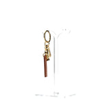 ALVIERO MARTINI 1a CLASSE - Portachiavi Charm Lettera I Naturale Beige