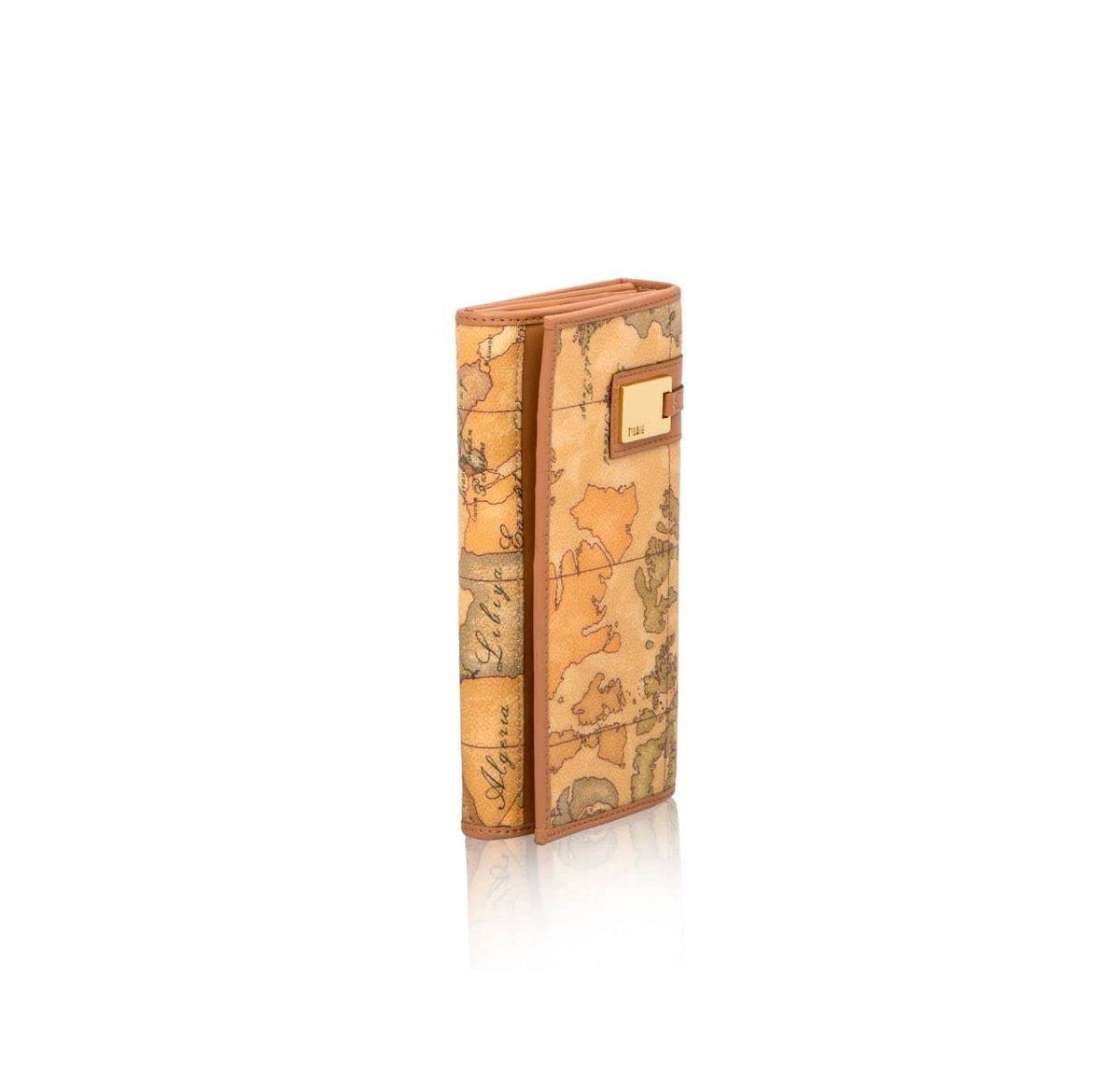 ALVIERO MARTINI 1a CLASSE - Portafoglio grande con bottone Geo Classic W026 Beige