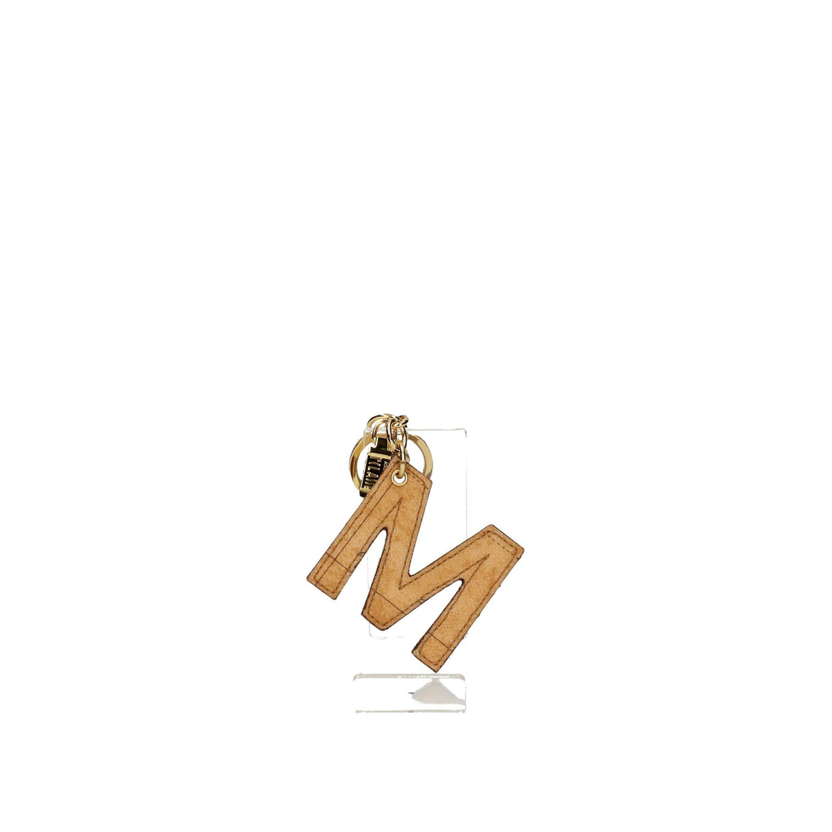 ALVIERO MARTINI - Portachiavi Charm Lettera M Naturale, Beige