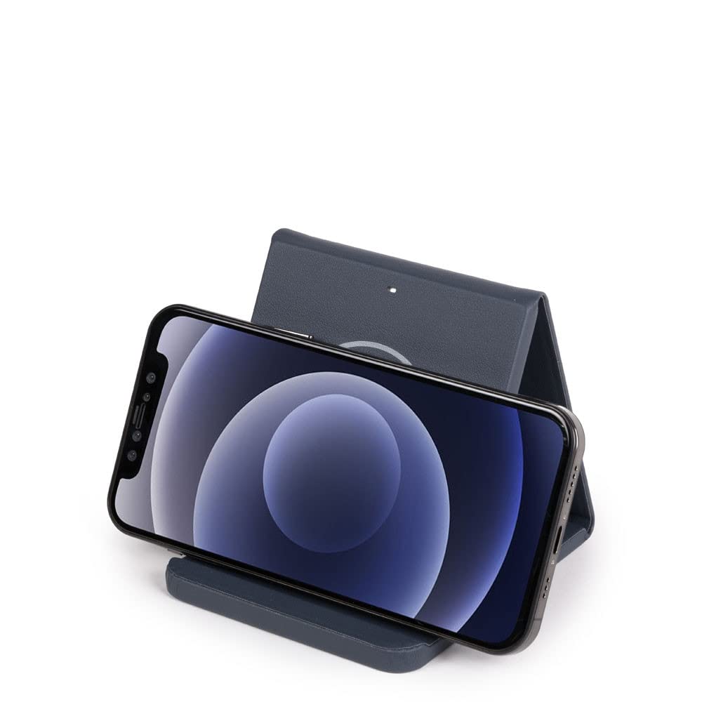 PIQUADRO - Base di ricarica wireless per iPhone e AirPods Grigio