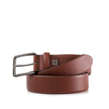 PIQUADRO - Cintura in pelle con fibbia ad ardiglione Black Square Cuoio