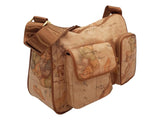 ALVIERO MARTINI 1a CLASSE - Geo Soft borsa a tracolla con tasche Beige