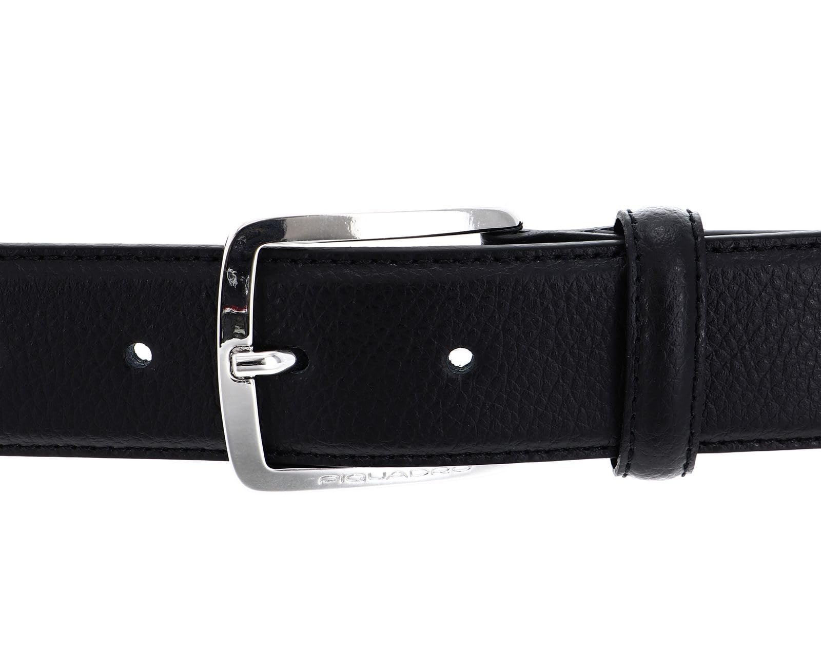 PIQUADRO - Cintura in pelle martellata Modus Nero