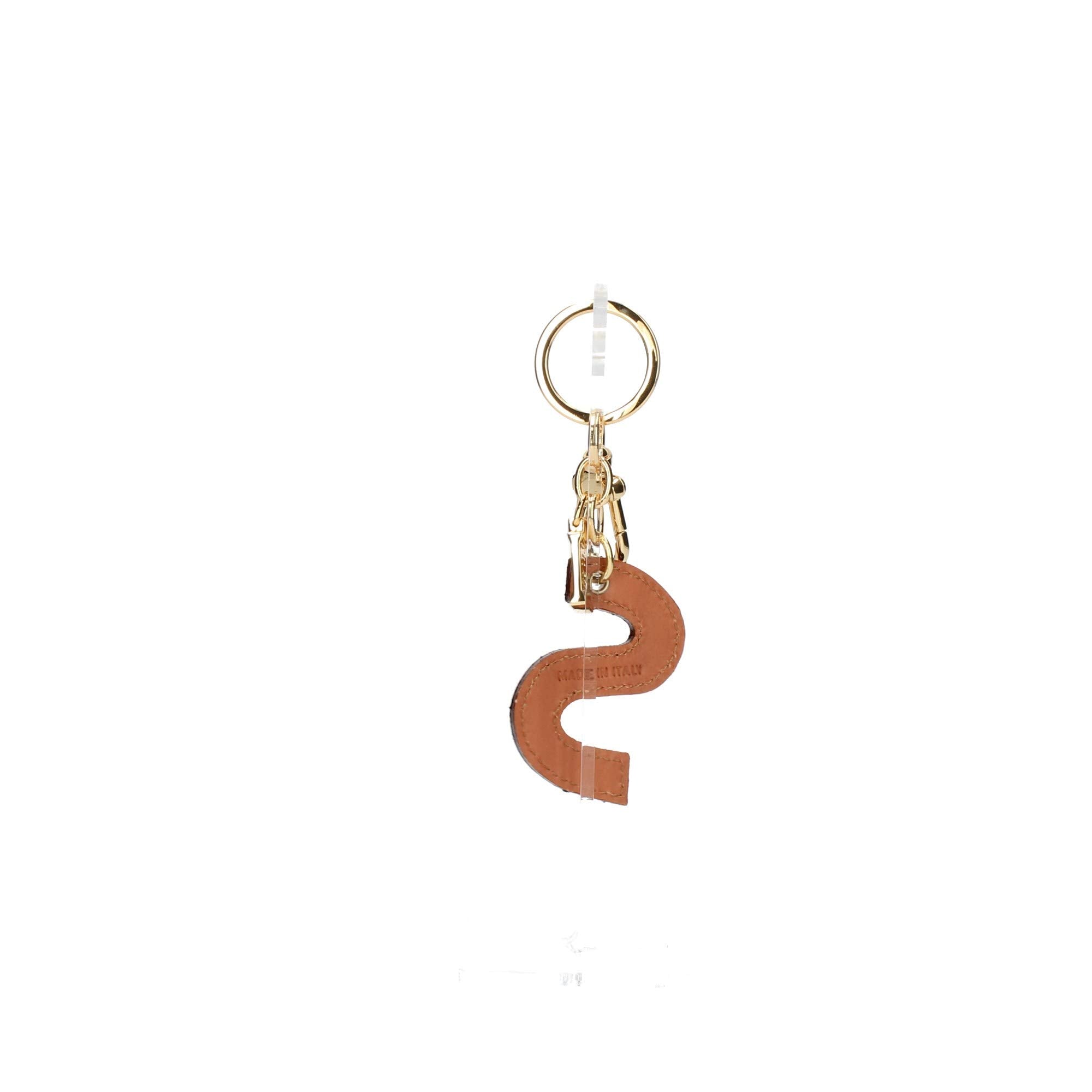 ALVIERO MARTINI - Portachiavi Charm Lettera S Naturale Beige