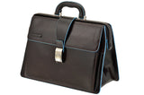 PIQUADRO - Borsa da Dottore Blue Square Mogano