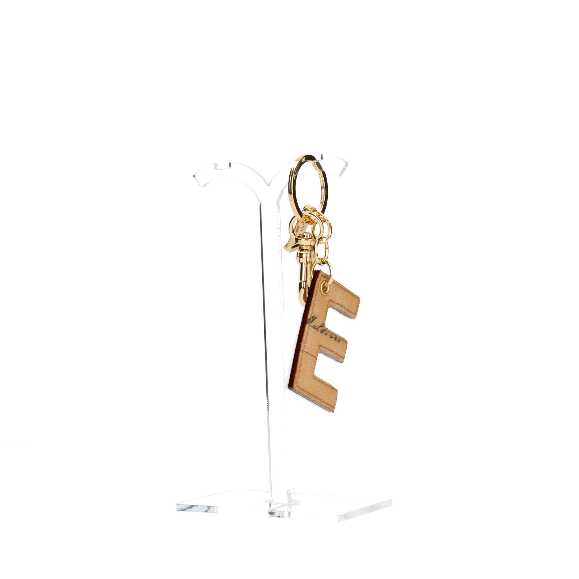 ALVIERO MARTINI 1a CLASSE - Portachiavi Charm Lettera E Naturale Beige