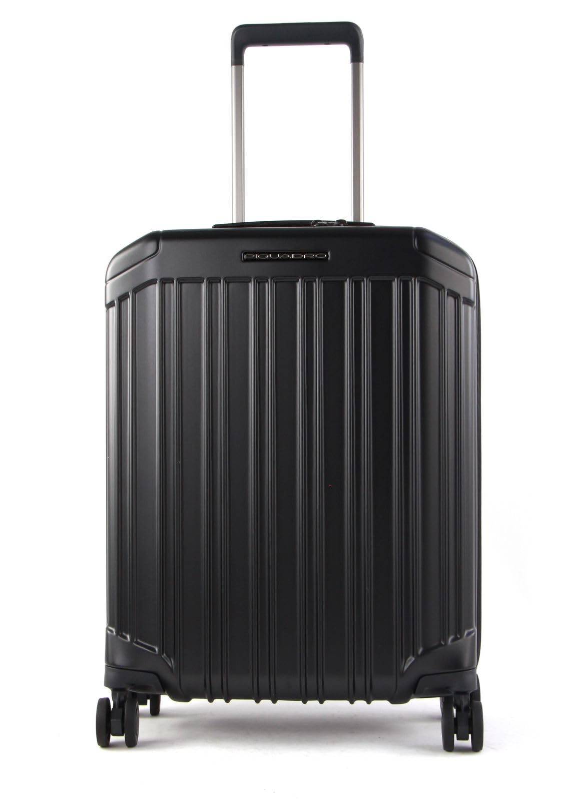 PIQUADRO - Trolley cabina rigido ultra slim a quattro ruote, Nero