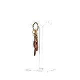 ALVIERO MARTINI - Portachiavi Charm Lettera R Naturale, Beige