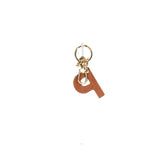 ALVIERO MARTINI 1a CLASSE - Portachiavi Charm Lettera P Naturale Beige