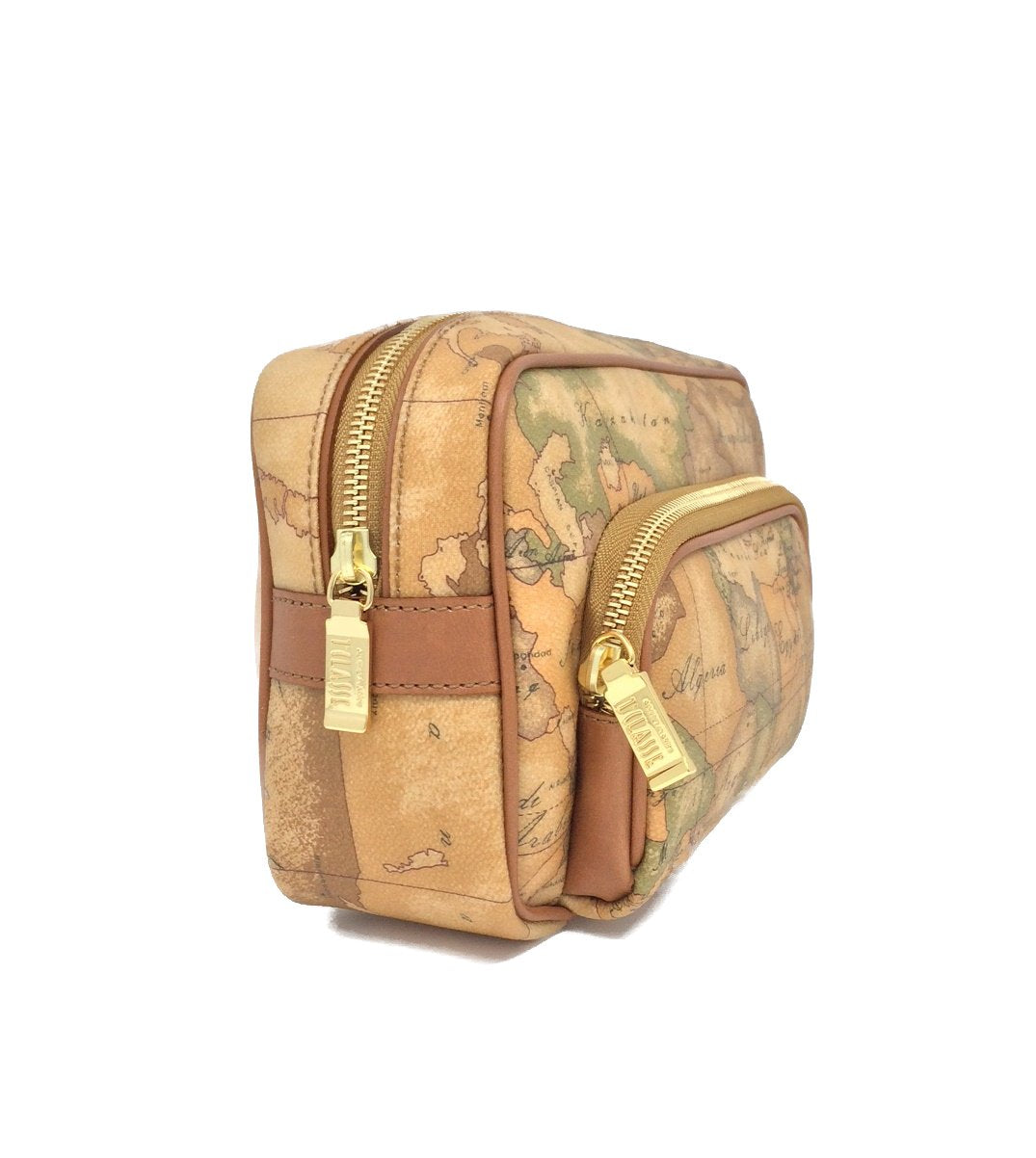 ALVIERO MARTINI 1? CLASSE - Beauty case grande doppia zip Geo Classic M035 Beige