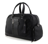 PIQUADRO - Borsone in tessuto e pelle Brief2 Nero