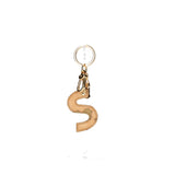 ALVIERO MARTINI - Portachiavi Charm Lettera S Naturale Beige