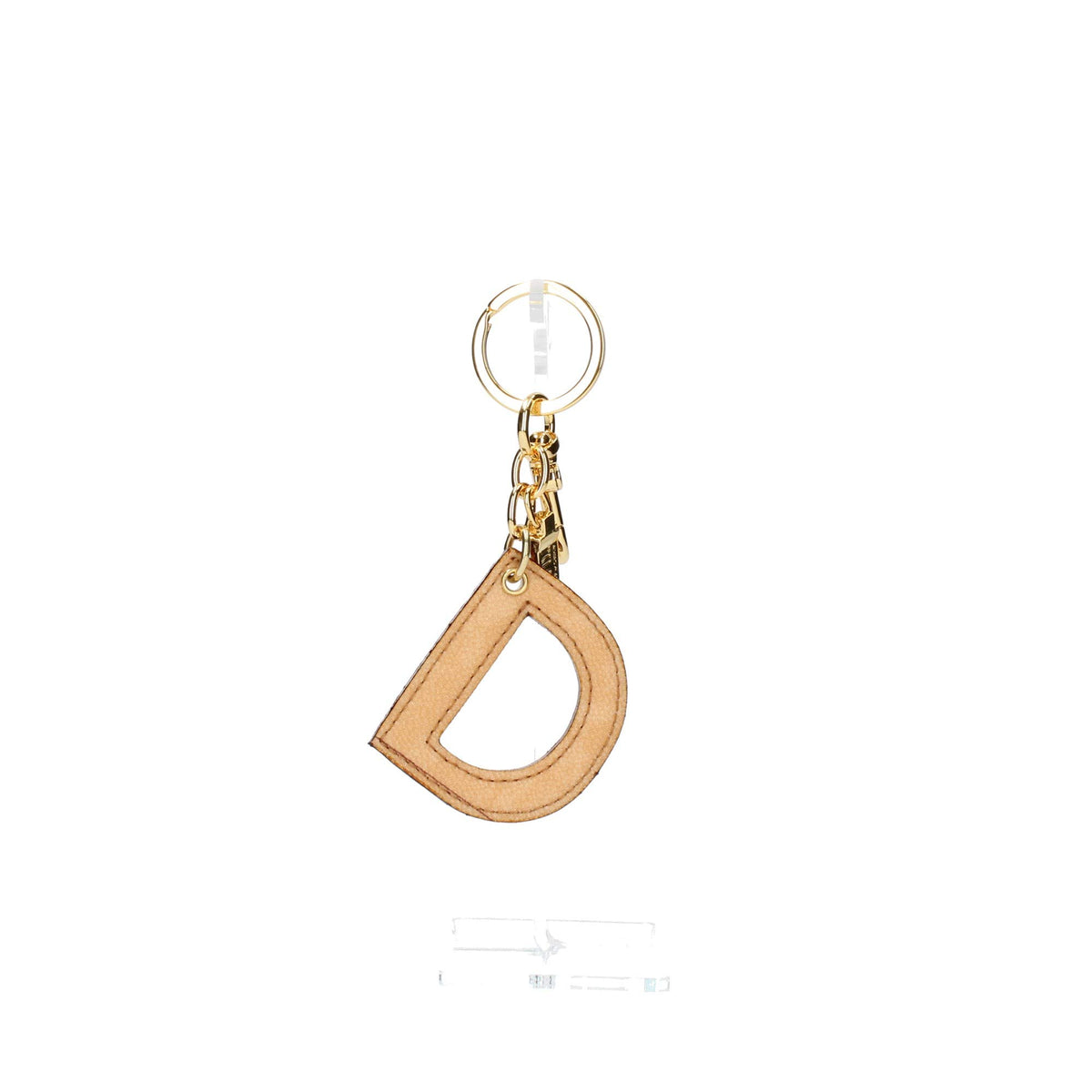 Alviero Martini  - Portachiavi Charm Lettera D Naturale, Beige