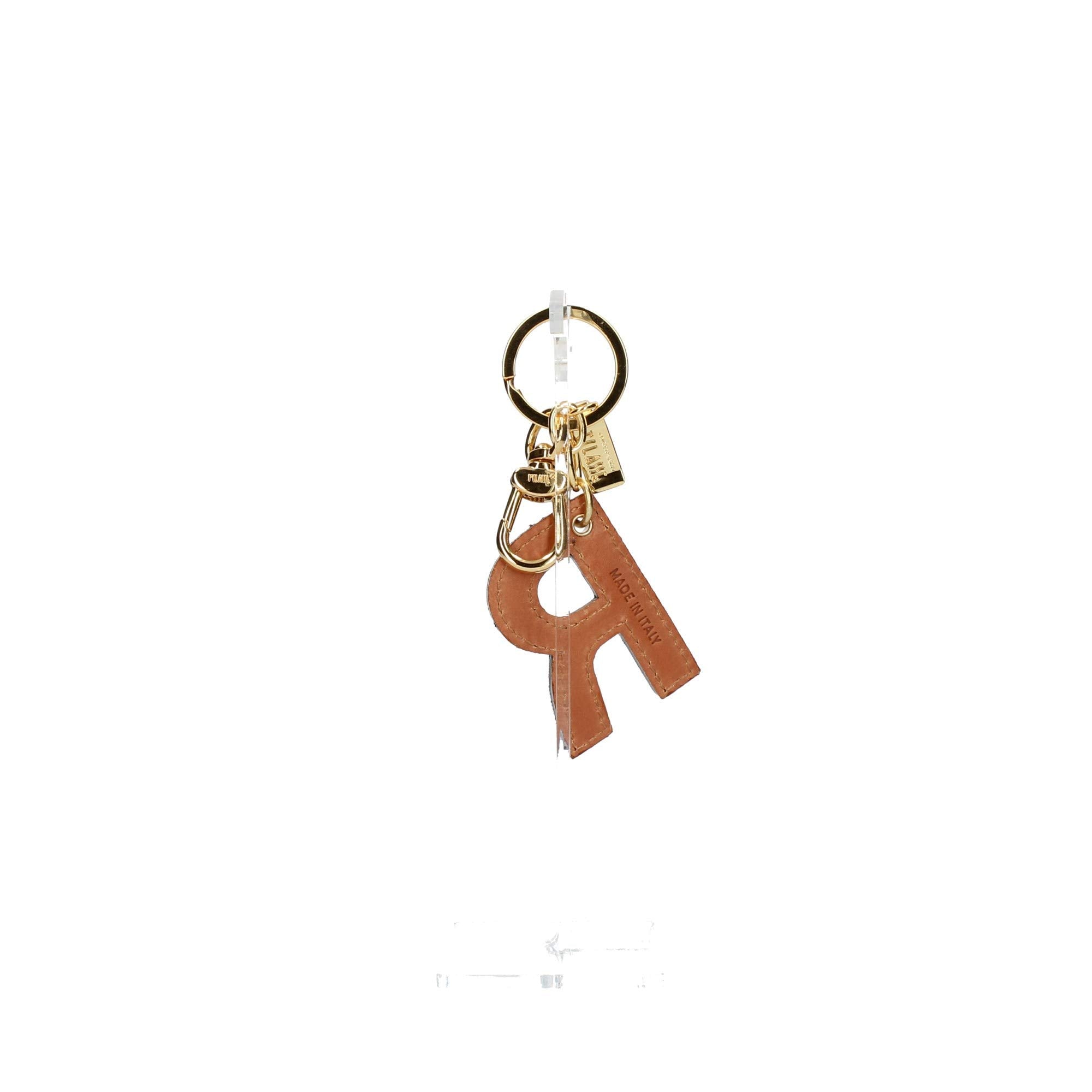 ALVIERO MARTINI - Portachiavi Charm Lettera R Naturale, Beige