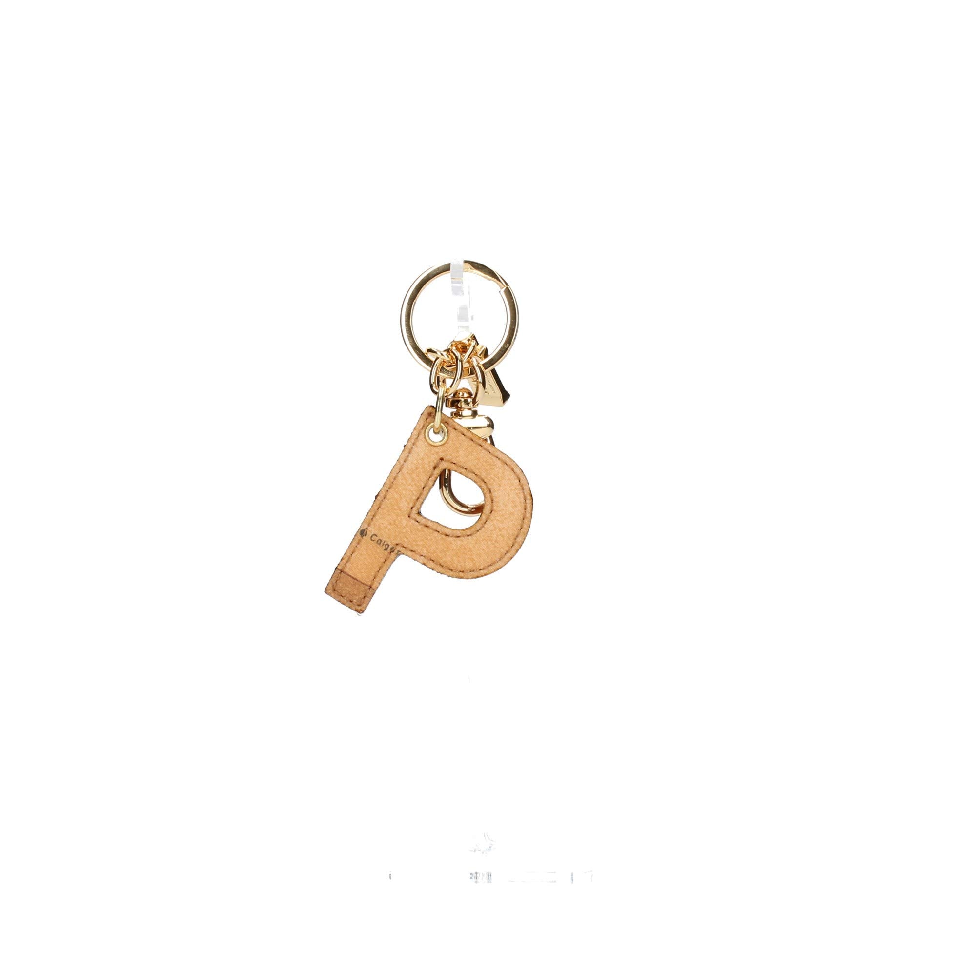 ALVIERO MARTINI 1a CLASSE - Portachiavi Charm Lettera P Naturale Beige
