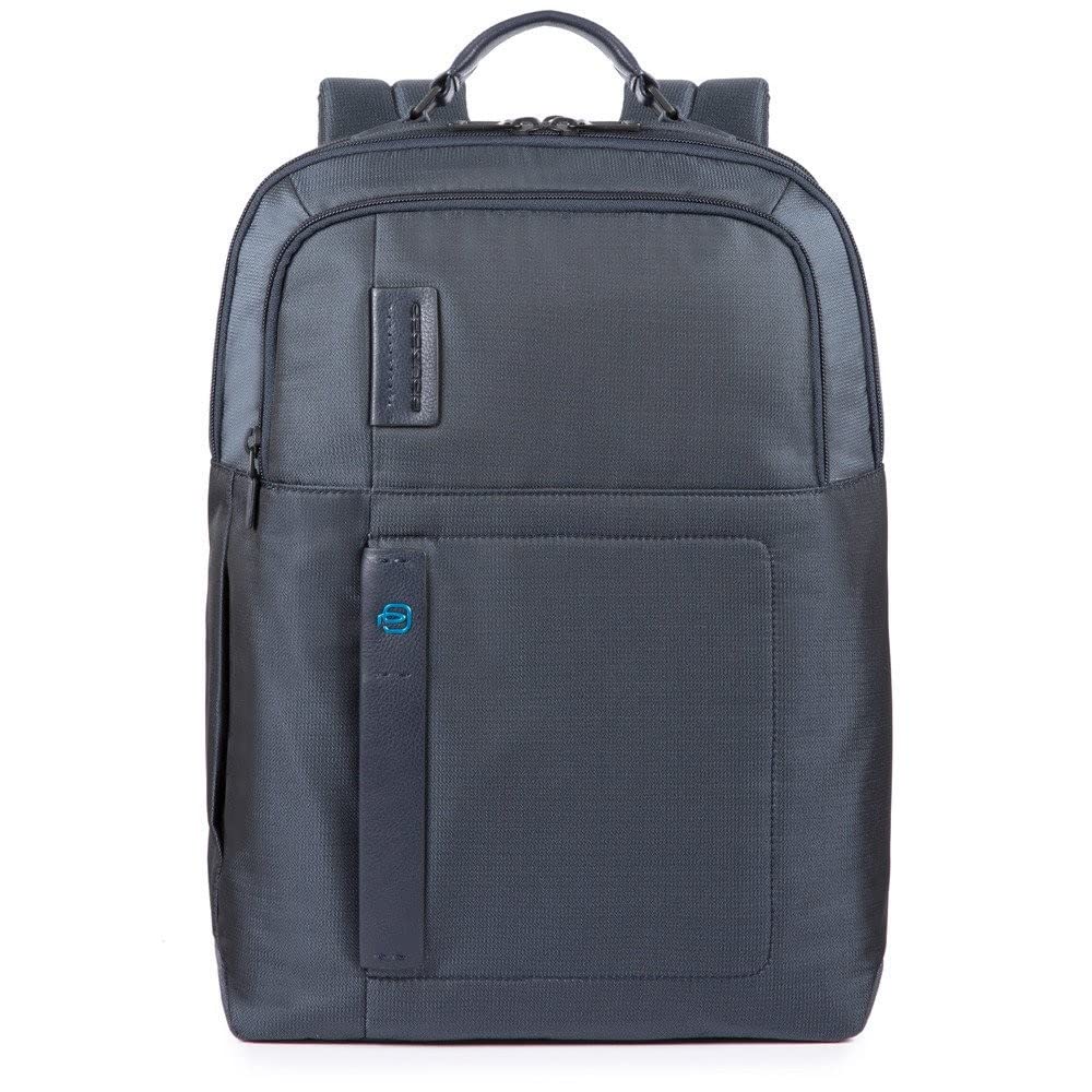 PIQUADRO - Zaino portacomputer da 15,6 tessuto P16, Blu