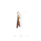ALVIERO MARTINI - Portachiavi Charm Lettera A Naturale, Beige