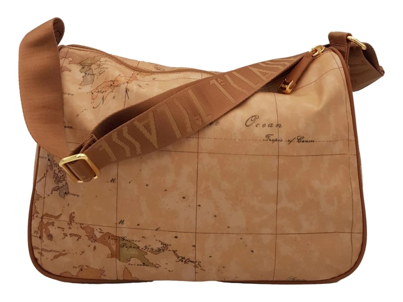 ALVIERO MARTINI 1a CLASSE - Geo Soft borsa a tracolla con tasche Beige