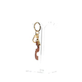 ALVIERO MARTINI 1a CLASSE - Portachiavi Charm Lettera S Naturale Beige